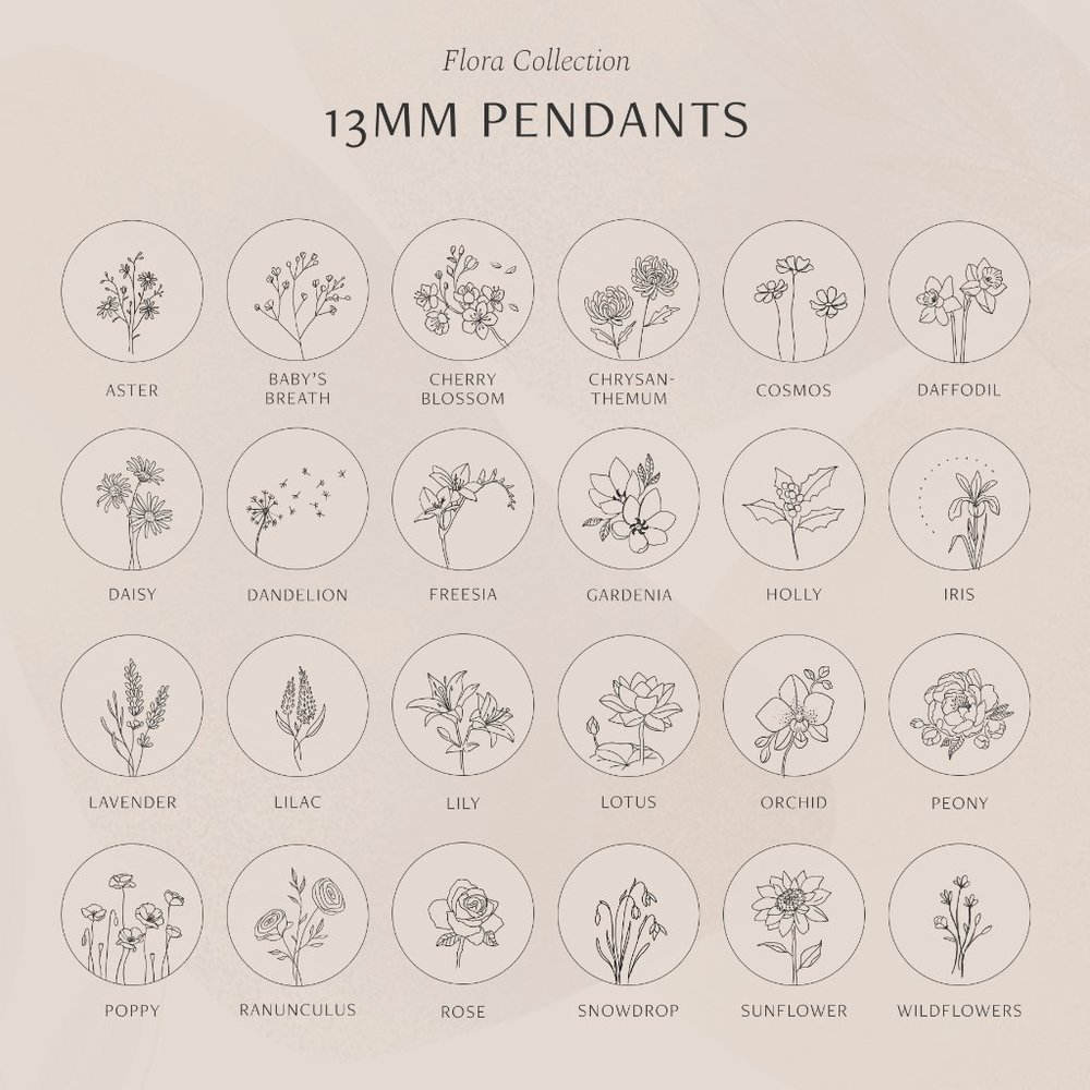 Holly December Birth Flower Cute Engraved Necklace - Picture 8 of 16